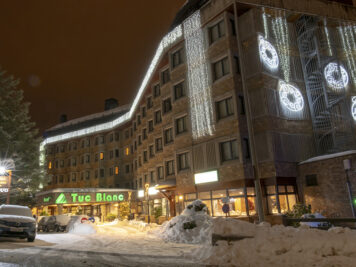 Hotel Tuc Blanc Baqueira Beret. De camino a la cima