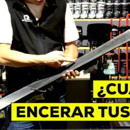 cuando encerar tus skis