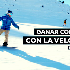 ganar confianza con la velocidad snowboard